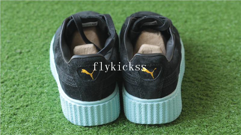 Puma Fenty Rihanna Creeper Low Black Light Blue Gum